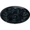 Ekena Millwork Whitman Ceiling Medallion (For Canopies up to 3 3/4"), Hand-Painted Night Shade, 13"OD x 1 3/8"P CM13WHNSF - alternate 4